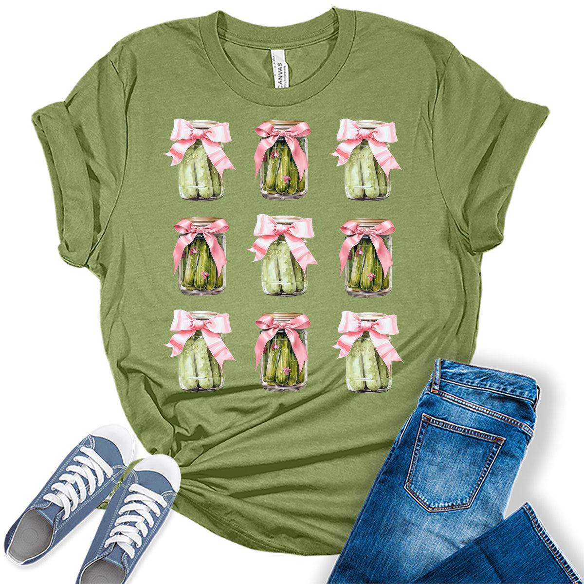 Pickle Princess Funny Dill Pickle Jar Teen T-shirt