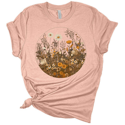 Daisy Moon Wildflower Graphic Tees for Women