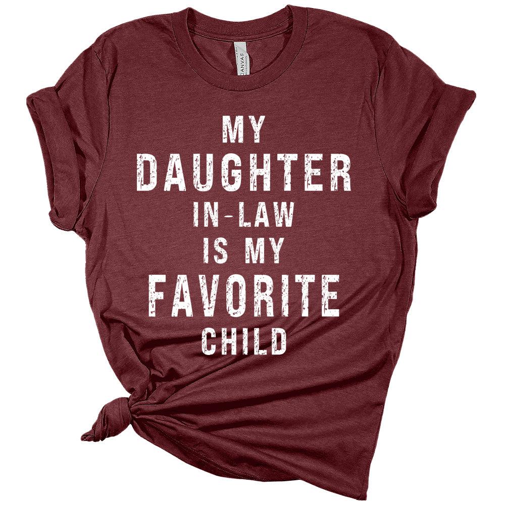 My Daughter In-Law Is My Favorite Child Distressed Women's Graphic Tee