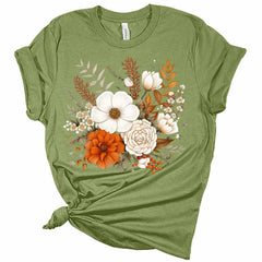 Fall Floral Women's Graphic Tee