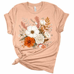 Fall Floral Women's Graphic Tee