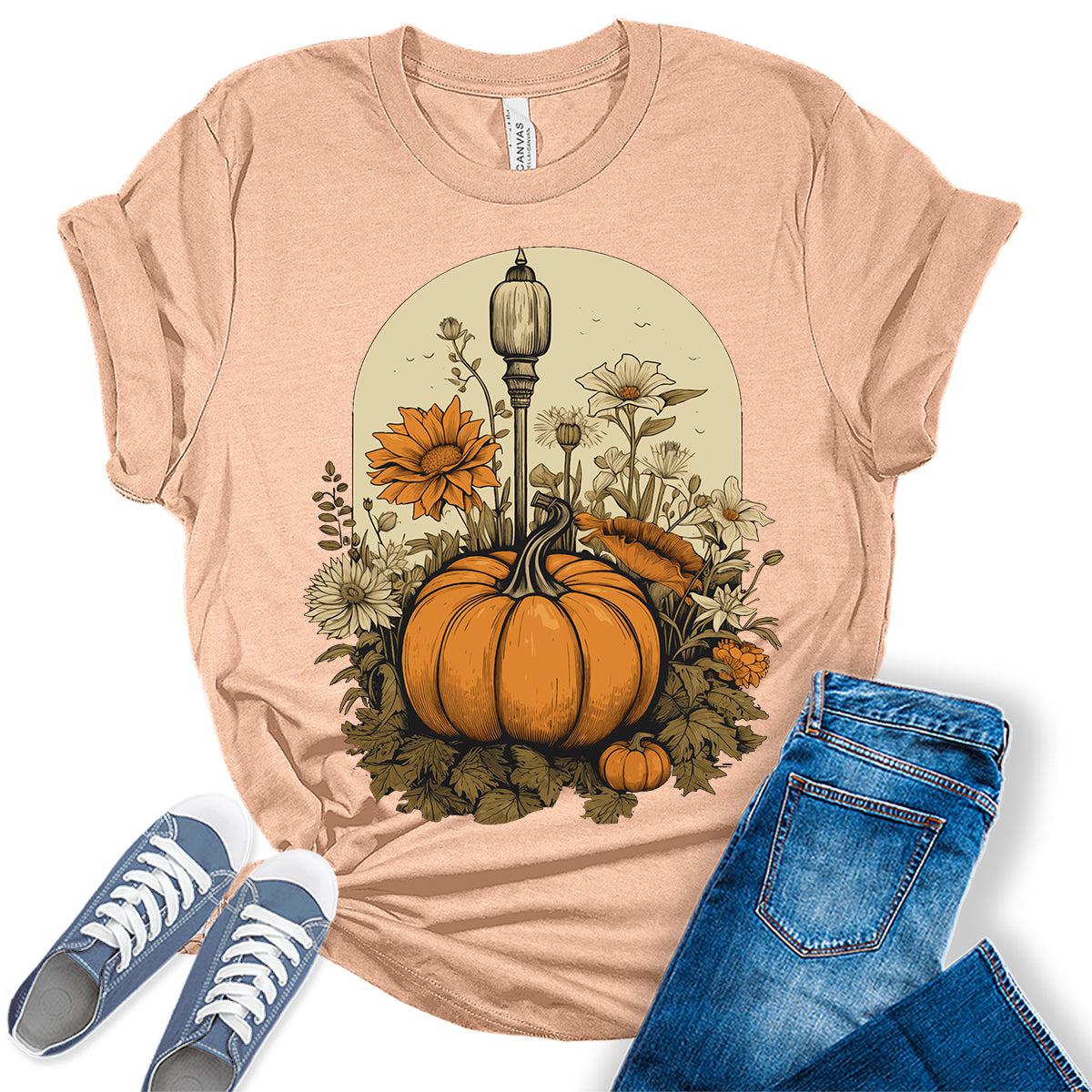 Floral Watercolor Books Unisex Tee Heather Tan / M