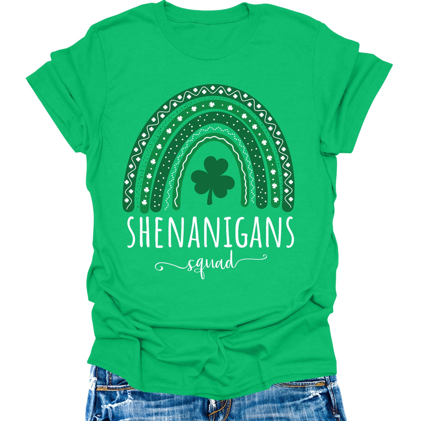 St Patrick's Day Shenanigans Squad Shamrock Irish Green Women's T-Shirt
