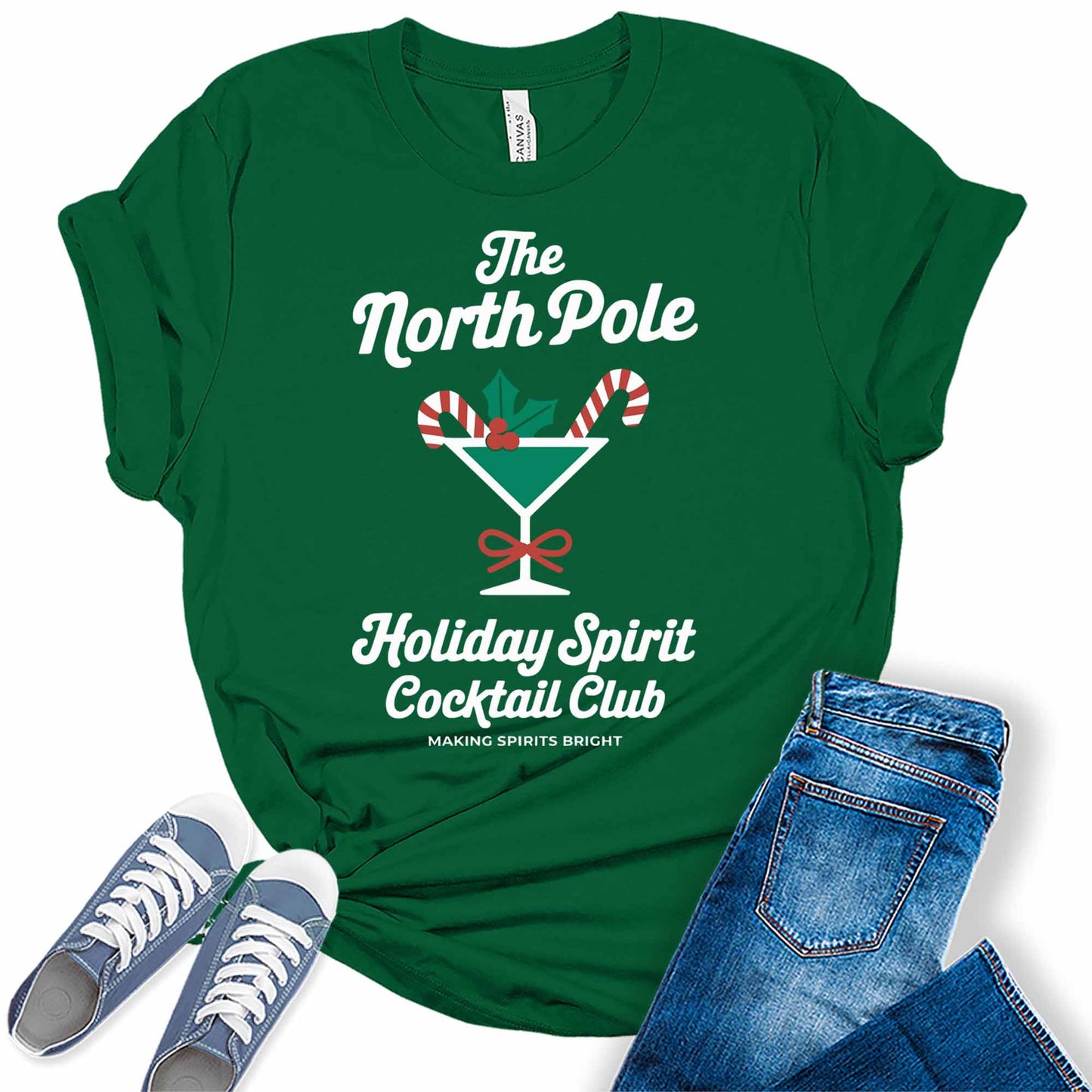 Women's North Pole Cocktail Club Graphic Tees