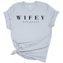 Wifey Est. 2023 Women's Graphic Tee