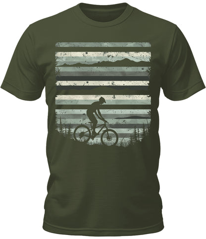 Mens Mountain Biking Cycling Graphic Tee Cool Premium Tshirt