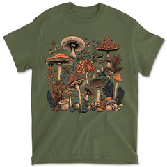 Mushrooms Cottagecore Men's Graphic Tee