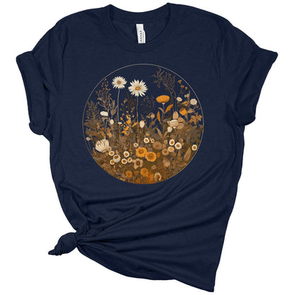 Daisy Moon Wildflower Graphic Tees for Women