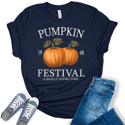 Womens Pumpkin Festival Graphic Tees