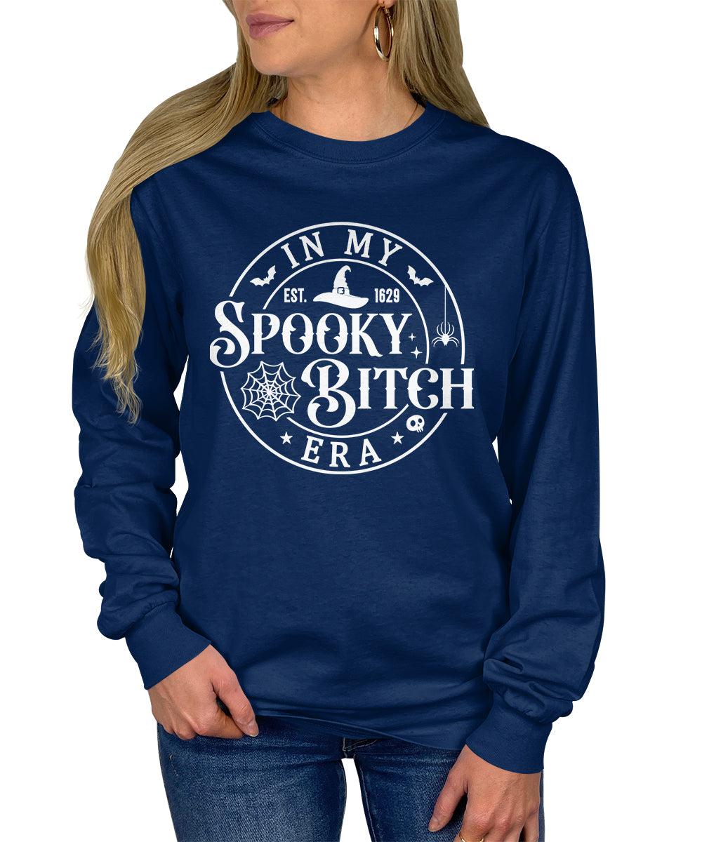 In My Spooky Bitch Era Funny Womens Halloween Long Sleeve T-Shirt