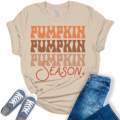 Pumpkin Pumpkin Pumpkin Season Women's Fall Graphic Tee