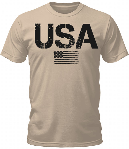 Mens 4th of July Shirt USA American Flag Short Sleeve Premium Funny Graphic Tees