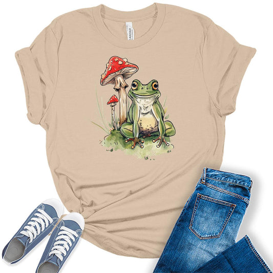 Happy Frog Mushroom T-Shirt