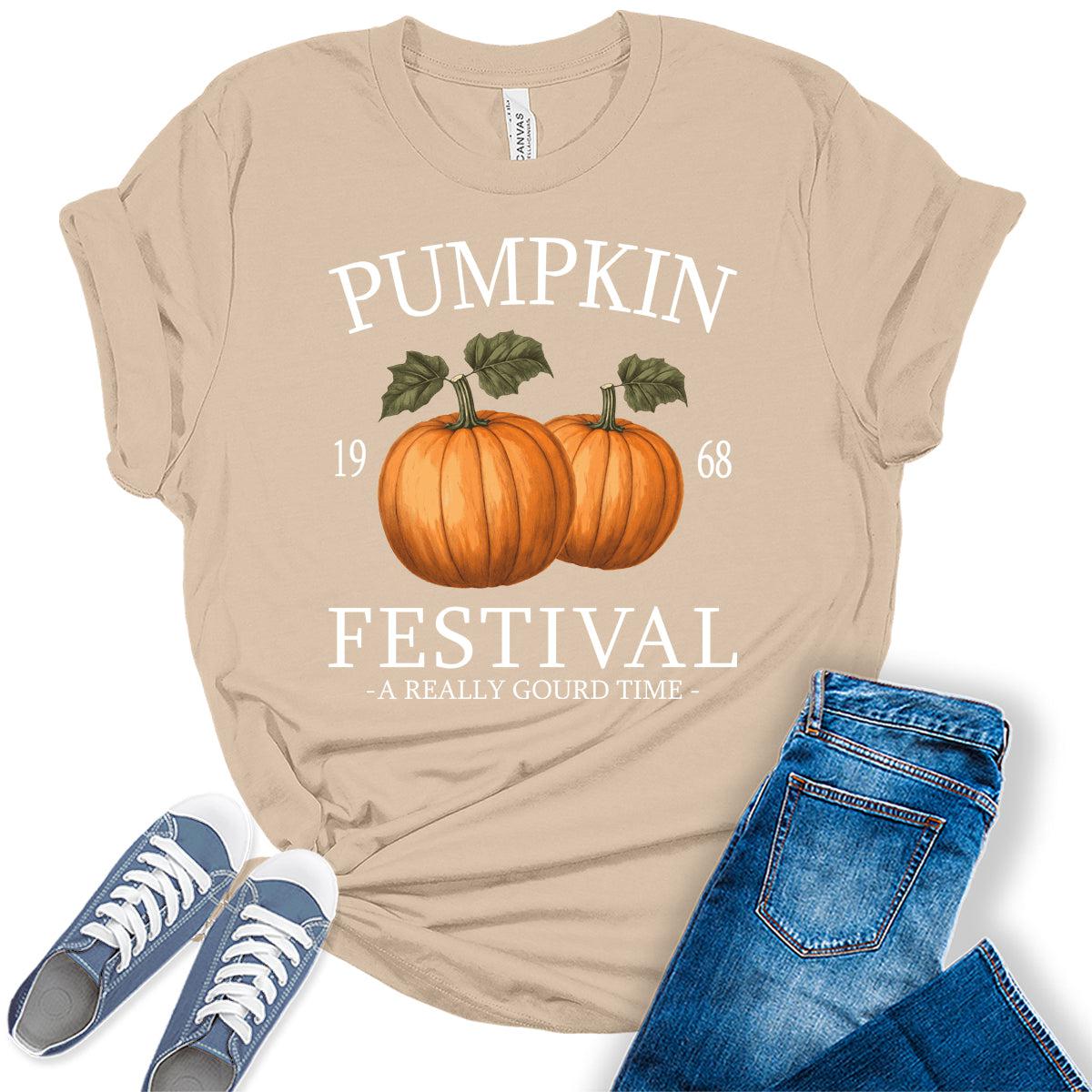 Womens Pumpkin Festival Graphic Tees