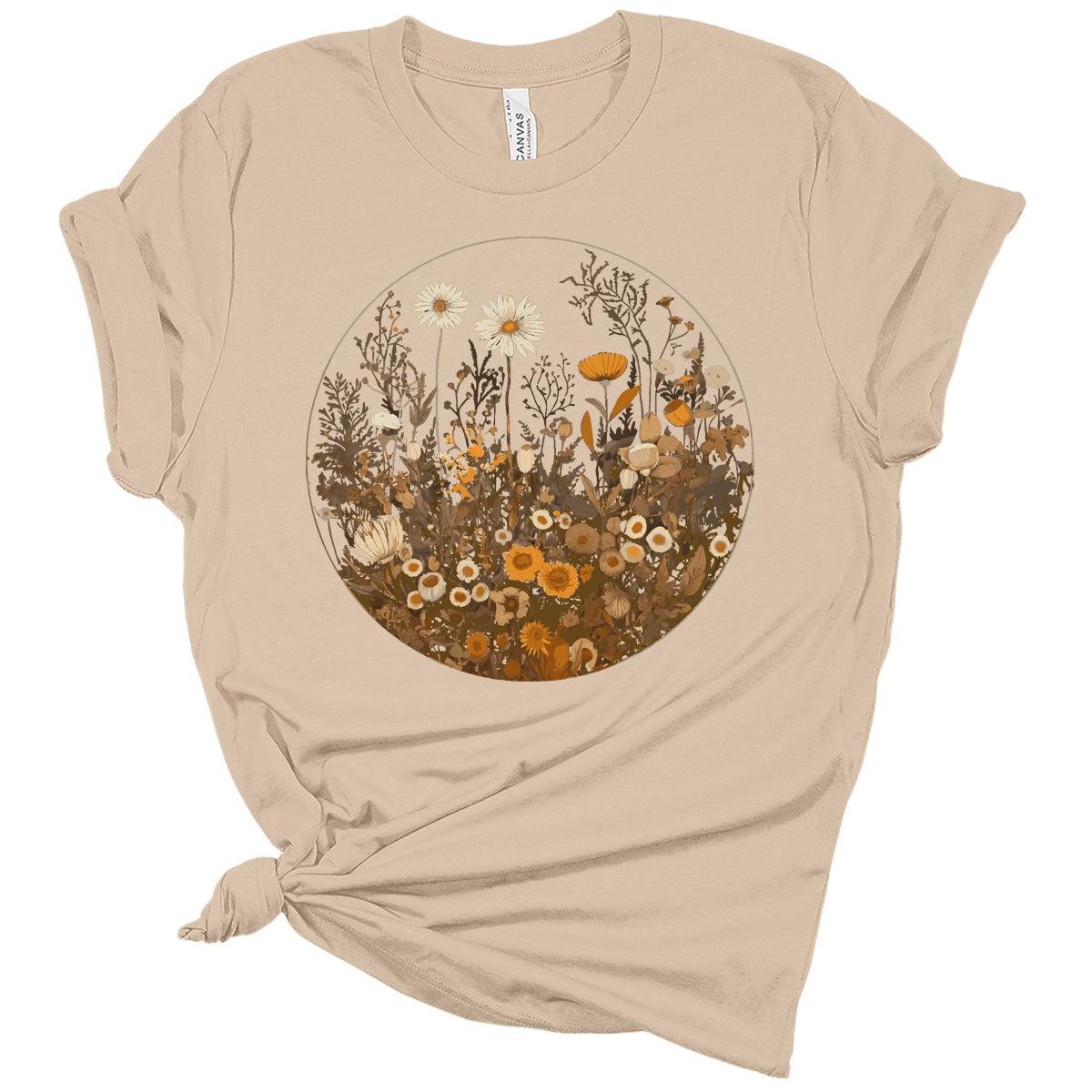 Daisy Moon Wildflower Graphic Tees for Women