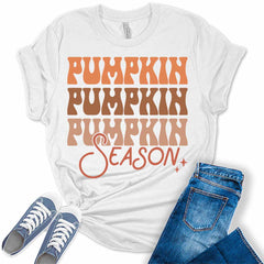 Pumpkin Pumpkin Pumpkin Season Women's Fall Graphic Tee