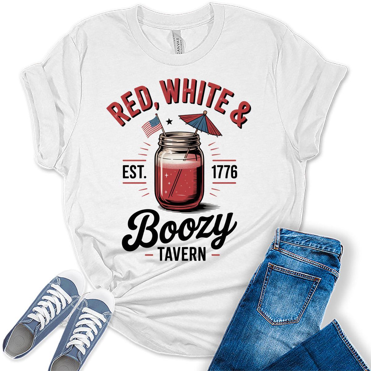 4th of July Shirts For Womens Patriotic Graphic Tees Est 1776 Bella Plus Sized Tops