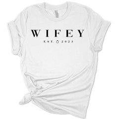 Wifey Est. 2023 Women's Graphic Tee