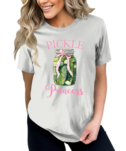 Pickle Princess Funny Coquette Pickle Teen T-shirt