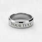 Happy Father's Day Dad Funny Bad Jokes Custom Engraved Ring