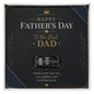 Happy Father's Day To The Best Dad Custom Engraved Ring