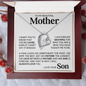 Necklace gift for mom in gold and silver finish with message card box – GyftWear – image 10