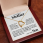 Necklace gift for mom in gold and silver finish with message card box – GyftWear – image 14