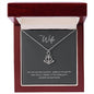 Anchor Necklace gift for wife in gold and silver finish with message card box – GyftWear – image 6