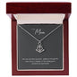 Anchor Necklace gift for mom in gold and silver finish with message card box – GyftWear – image 6