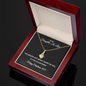 To My Daughter-in-Law – The Greatest Gift Wasn't Under the Tree, It's You in Our Family – Alluring Beauty Necklace Christmas Gift for Her