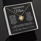 Mom Gift Necklace with Elegant Love Knot Design - Love You Forever Gift Necklace