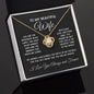Love Knot Necklace gift for wife in gold and silver finish with message card box – GyftWear – image 10