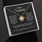 Love Knot Necklace gift for soulmate in gold and silver finish with message card box – GyftWear – image 10