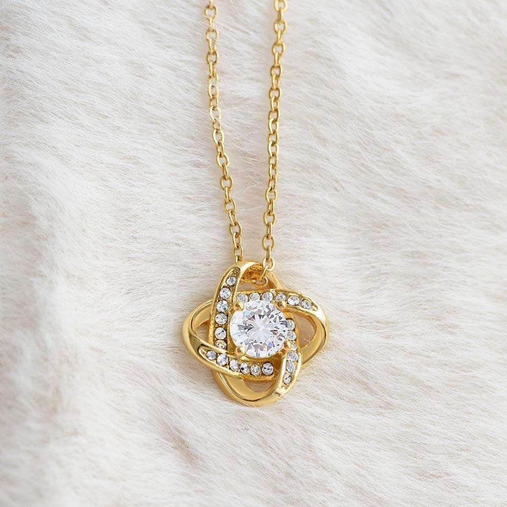 To My Daughter in Law a Gift in My Life Love Know Necklace