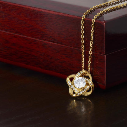 To My Daughter in Law a Gift in My Life Love Know Necklace