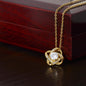 Mom Gift Necklace with Elegant Love Knot Design - Love You Forever Gift Necklace