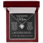 Mom Gift Necklace with Elegant Love Knot Design - Love You Forever Gift Necklace