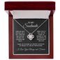 Love Knot Necklace gift for soulmate in gold and silver finish with message card box – GyftWear – image 4