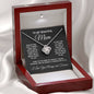 Mom Gift Necklace with Elegant Love Knot Design - Love You Forever Gift Necklace