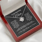 Mom Gift Necklace with Elegant Love Knot Design - Love You Forever Gift Necklace
