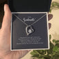 Heart Necklace gift for soulmate in gold and silver finish with message card box – GyftWear – image 2