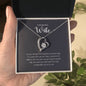 Heart Necklace gift for wife in gold and silver finish with message card box – GyftWear – image 2