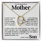 Necklace gift for mom in gold and silver finish with message card box – GyftWear – image 6
