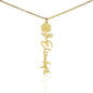Custom Flower Name Necklace Gifts for Her