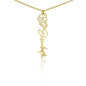 Custom Flower Name Necklace Gifts for Her