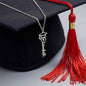 Graduation Cap Custom Name Necklace Gift for Her