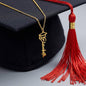 Graduation Cap Custom Name Necklace Gift for Her