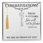 Congratulations - Class Of 2026 - Trust In The Lord Psalm 62:6 Custom Name Necklace