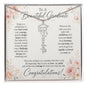 To A Beautiful Graduate Graduation Day Custom Congratulations Name Necklace Gift for Her