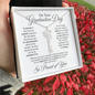 On Your Graduation Day Custom Congratulations Name Necklace